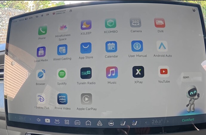 Apps im P7+ Videobild aus GB