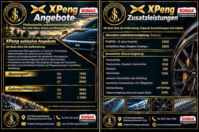 XPeng Preise